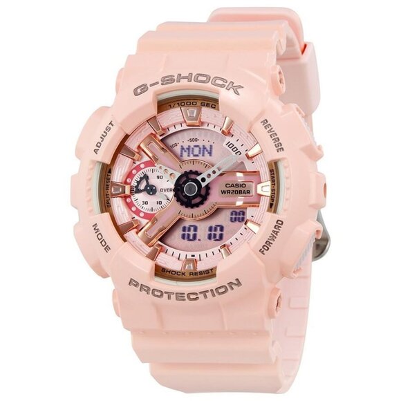 NWT Authentic Casio G-Shock Digital Dial Pink Resin Women's Watch - Picture 1 of 3